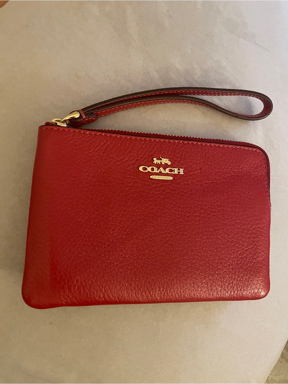 NWT-Coach True Red Wristlet